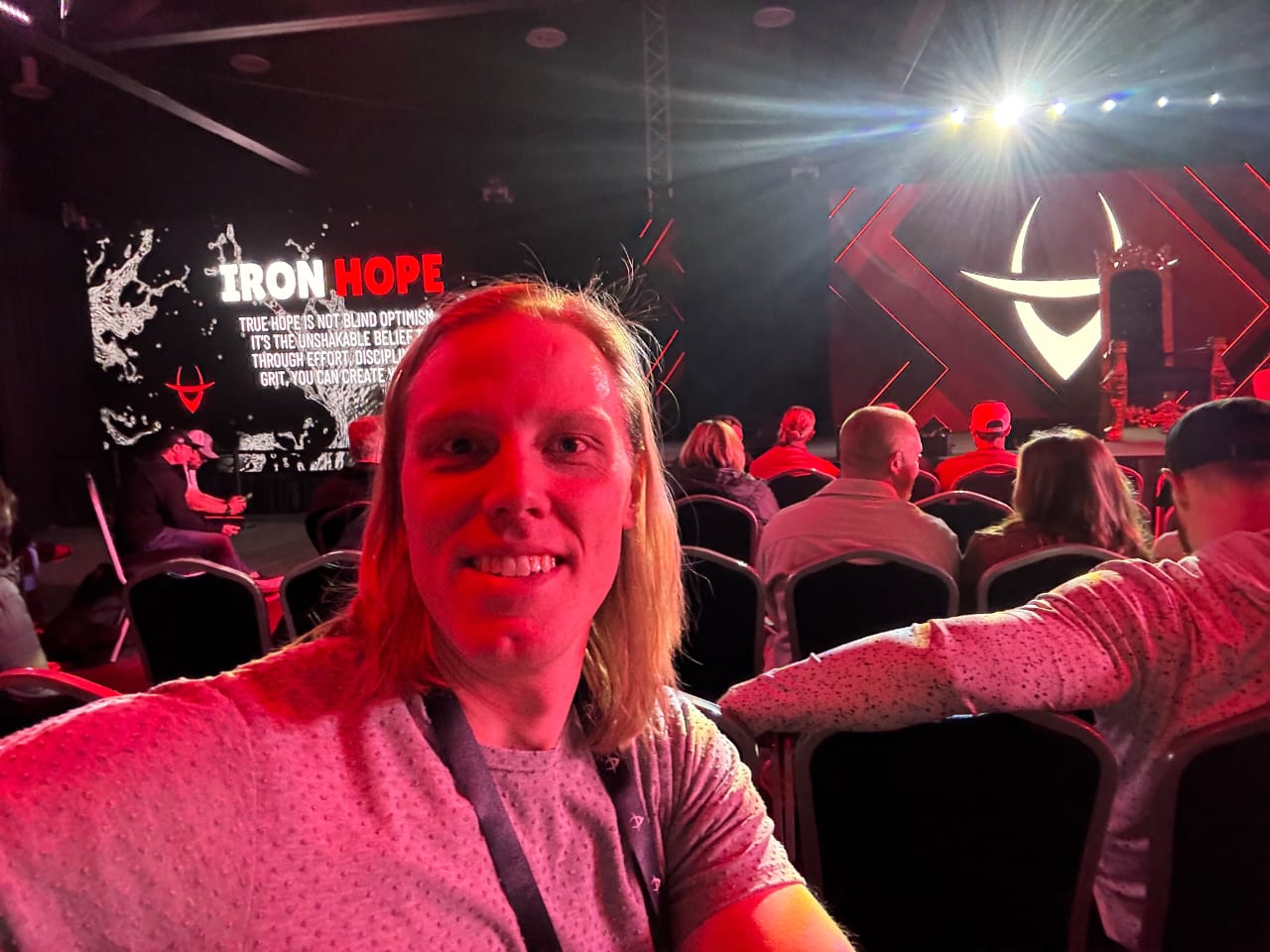Ross at an industry event